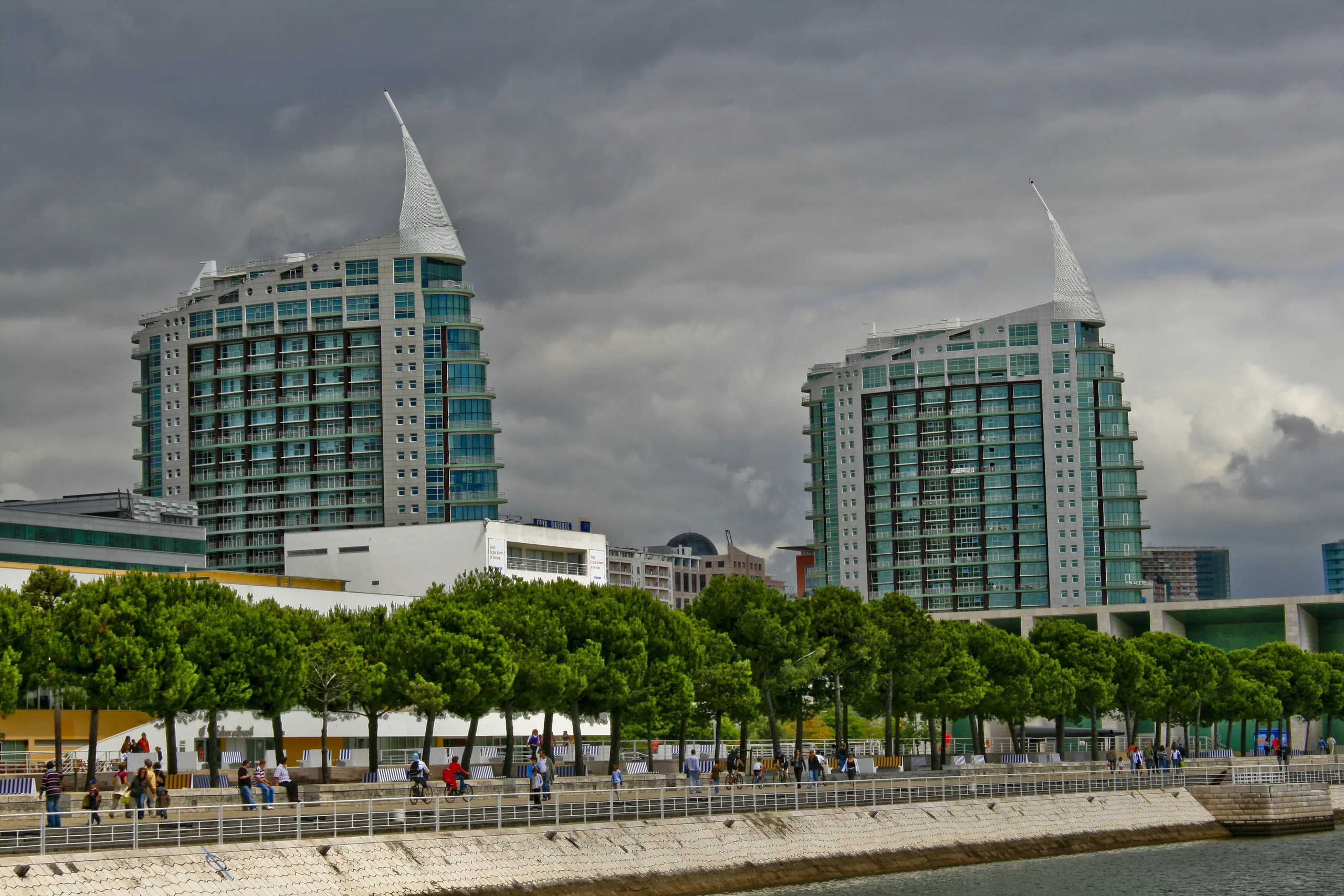 Parque das Nações modern district in Lisbon
